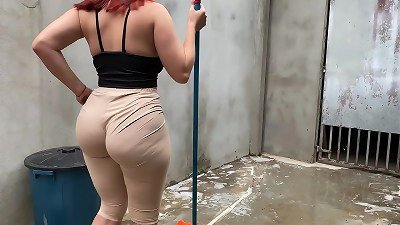 I hired this maid and glance at the clothes she wore, I was supreme with lust, what a massive rump