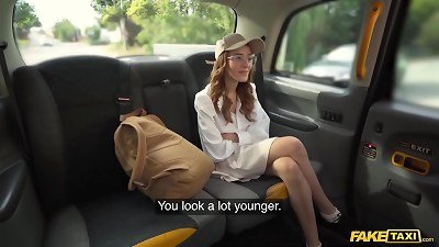 fake taxi - teenage Medical college girl Take manstick for Tuition Fees