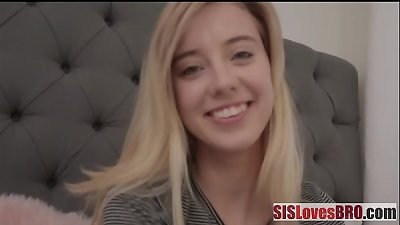 youthful sis persuades penis To Make porn with her- man rod sis relationship