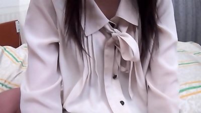 shy and lovely - japanese homeporn - internal cumshot - teenage POV