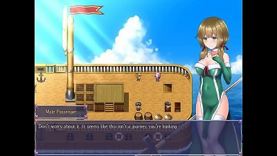 Ambrosia [RPG anime porn game] Ep.1 engulfs nun fights naked super-cute flower female monster