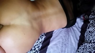 pulverized in the butt and leaked huge liberate into ass-fuck (stepmom Alina Tumanova and stepson)