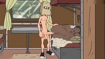 FuckerMan series - All we had to do was follow the dang train! But earnestly we are having sex with everyone on a train