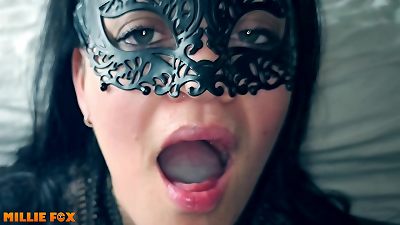 fledgling milf RECEIVES THE largest geyser OF cum AND guzzles - jizz play AND jism swallow - MILLIE FOX