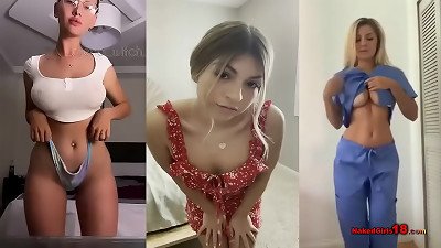 nineteen handsome nubile Girl's inexperienced Striptease demonstrate